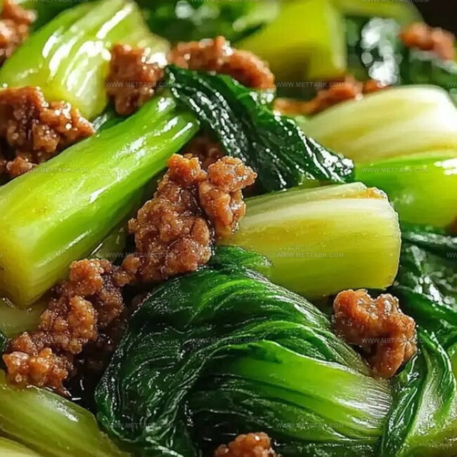 Reasons to Love Stir-fried Bok Choy with Ground Meat