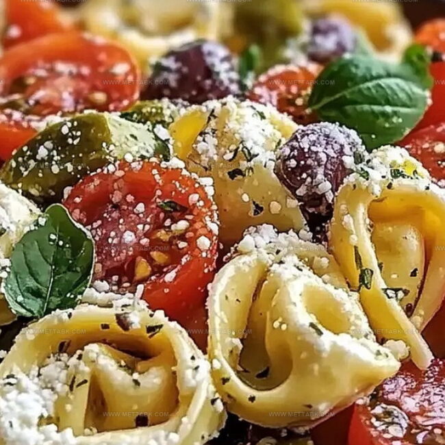 Bright and Flavorful Greek Tortellini Pasta Salad