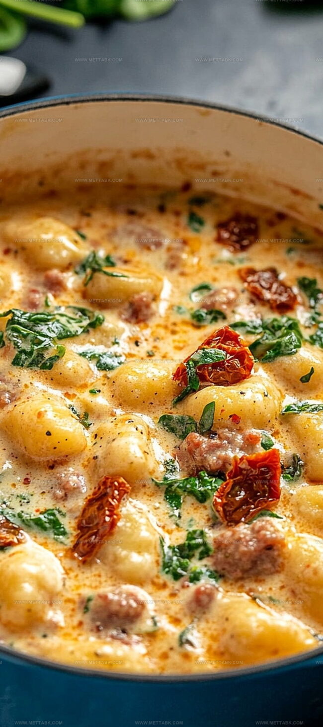 Ingredients for Creamy Chorizo Gnocchi