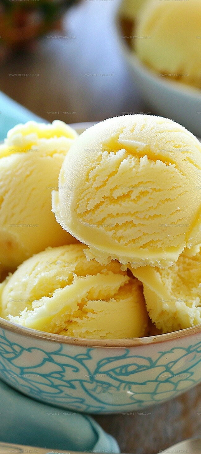 Variations on Homemade Fresh Pineapple Ice Cream