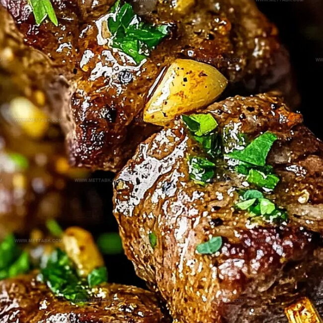 Cajun Garlic Parmesan Air Fryer Steak Skewers