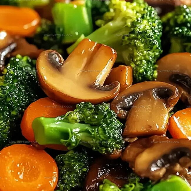 Broccoli, Carrot & Mushroom Stir-Fry Delight