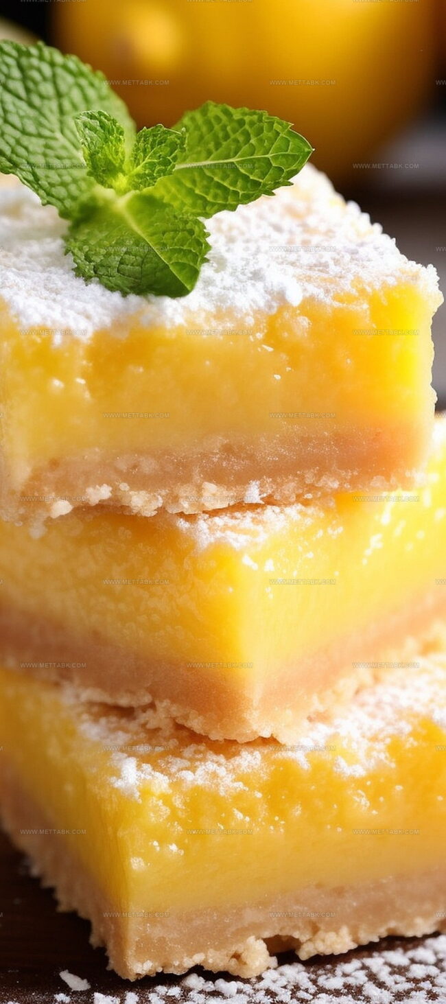 Ingredients for Creamy Lemon Squares