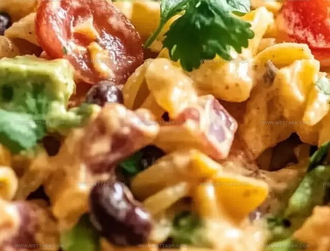 Storing Ranch Taco Pasta Salad
