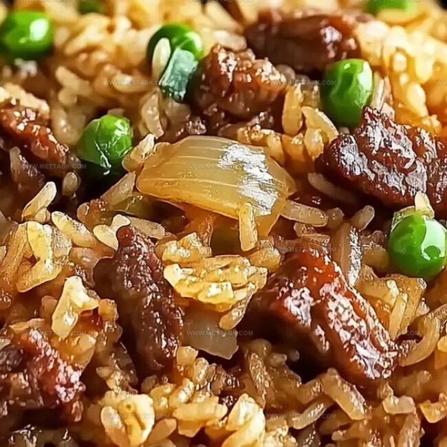 Savory Onion Beef Fried Rice Classic