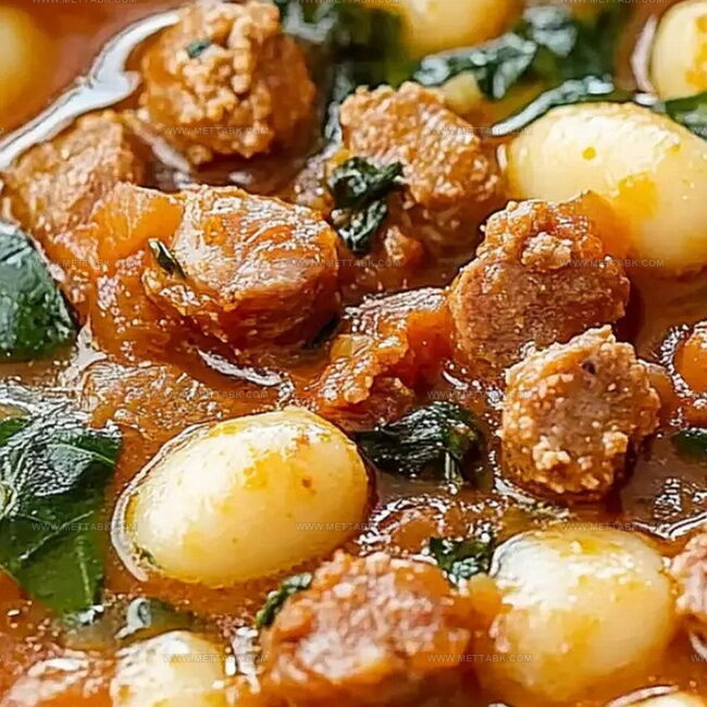 Comforting Italian Sausage and Gnocchi Soup