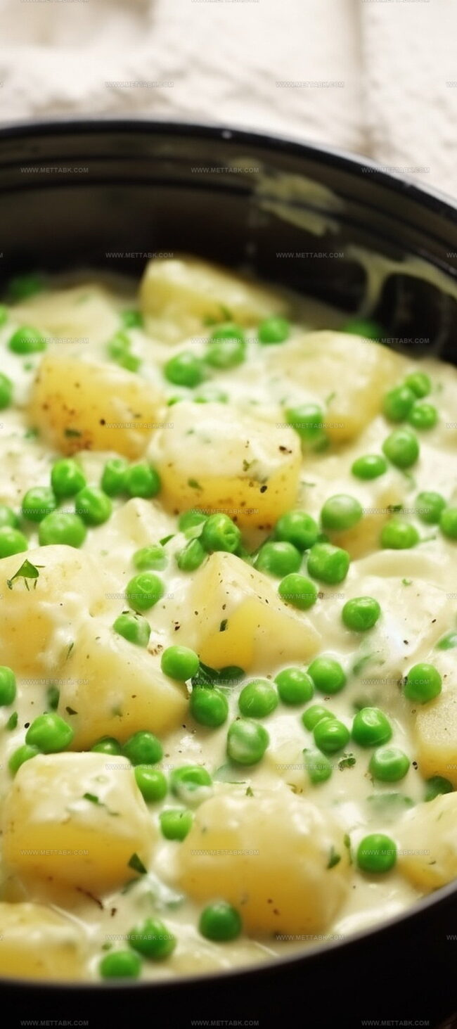 Ingredients for Creamed Peas and Potatoes