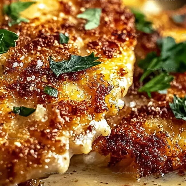Crispy Parmesan Chicken with Rich Garlic Sauce Magic