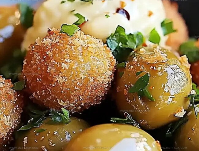 How to Store Fried Olives With Garlic Aioli