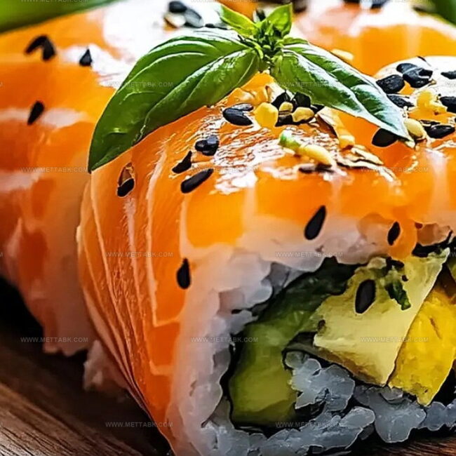 Lemon Basil Salmon Rolls Bursting with Freshness
