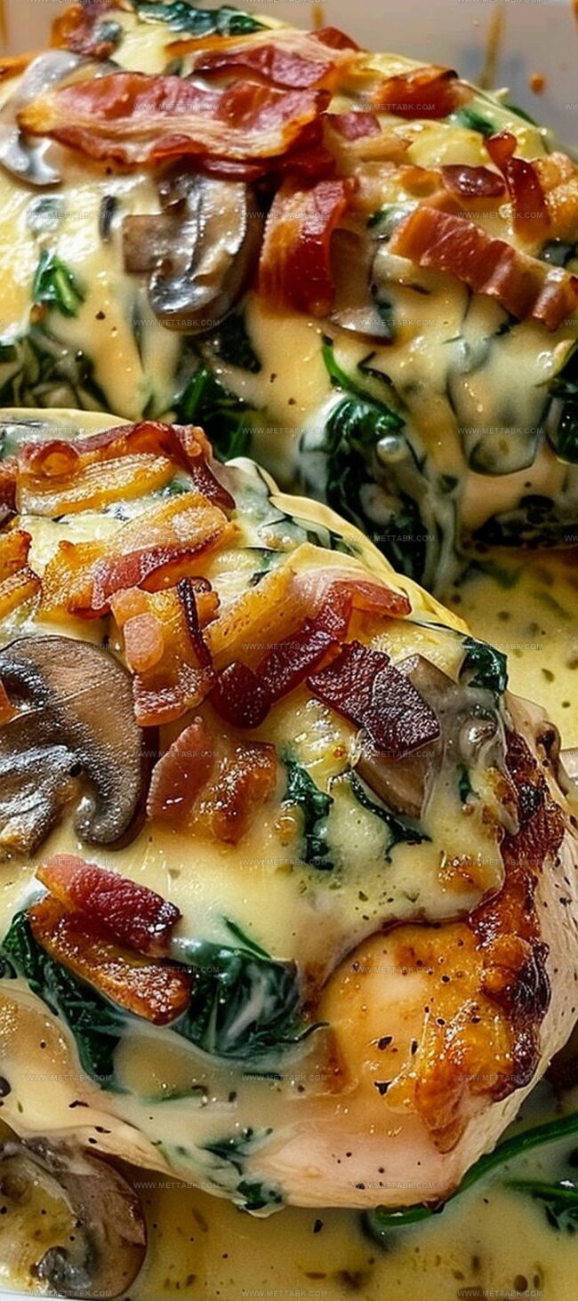 Pairing Suggestions for Smothered Chicken with Creamed Spinach, Bacon and Mushrooms