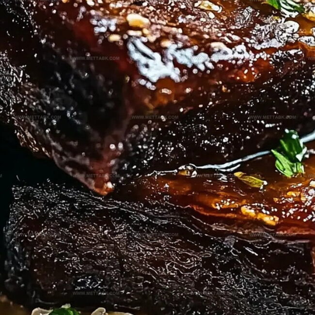 Succulent Short Ribs Slow-Cooked in Cola with Parmesan Risotto