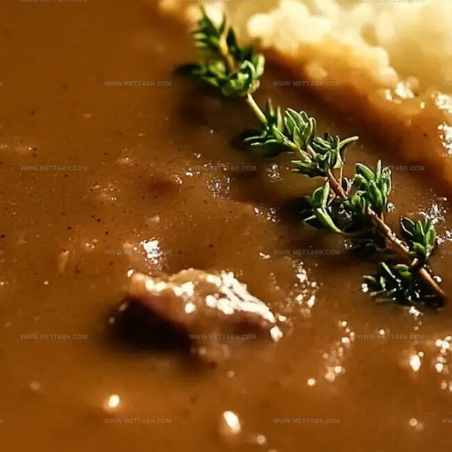 Rich Brown Gravy Without Drippings Recipe