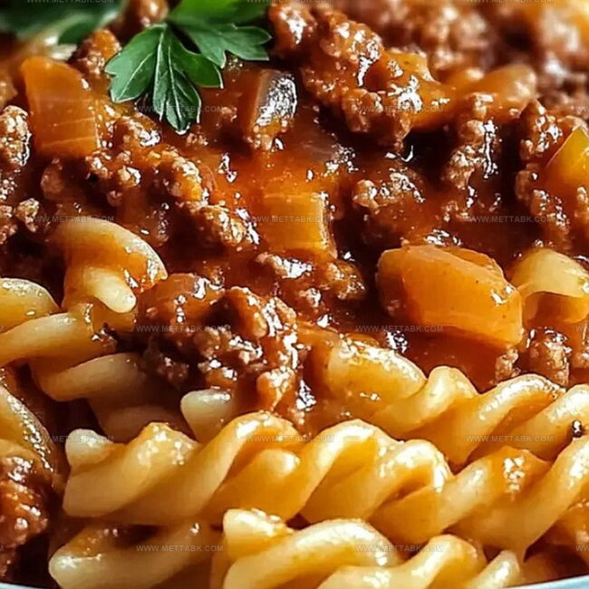 Quick Sloppy Joe Pasta Casserole Bursting with Flavor