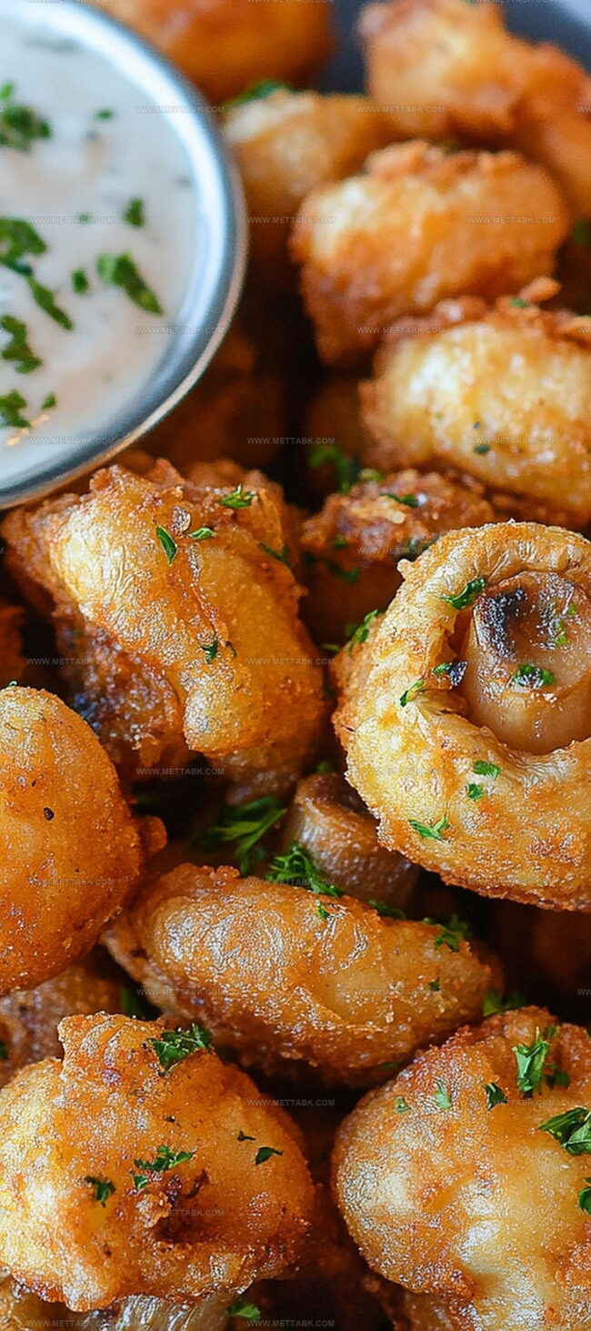 Ingredients for Crispy Fried Mushrooms