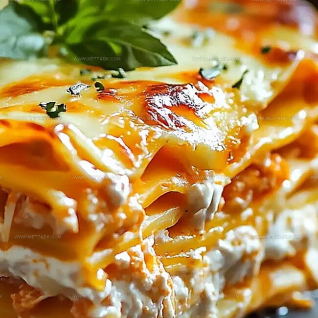 Buffalo Chicken Lasagna with a Kick and Ranch
