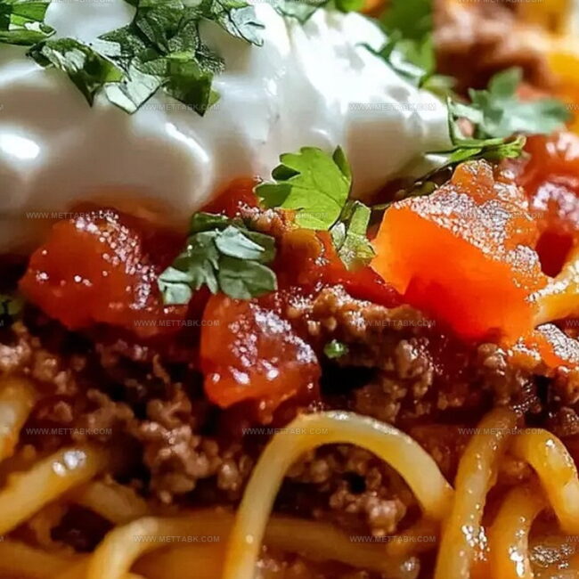 The Best Taco Spaghetti You’ll Want to Try