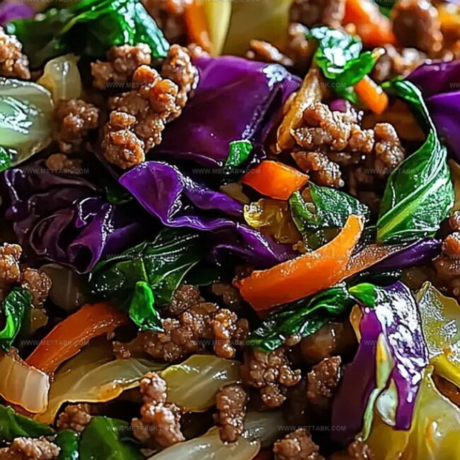 Why You Must Try Ground Beef Cabbage Stir-Fry
