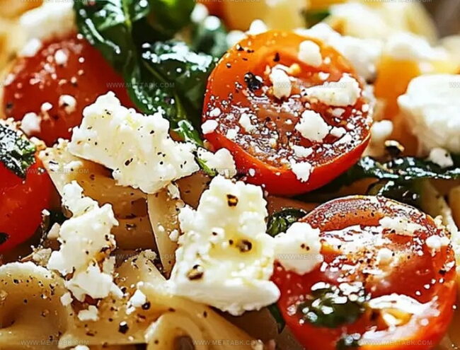 How to Store Pasta with Feta and Tomatoes