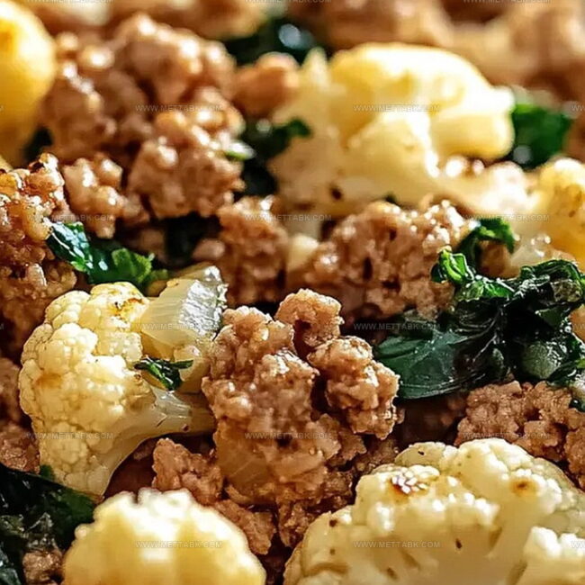 Garlic Butter Turkey & Cauliflower Skillet Magic