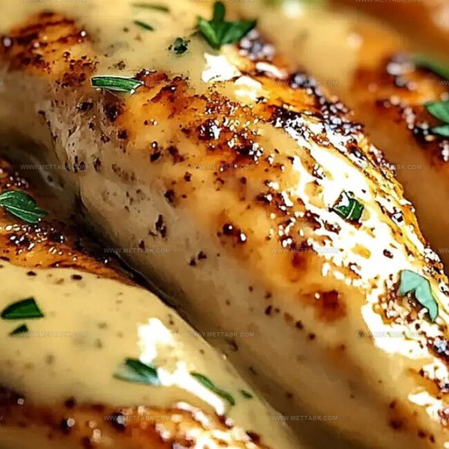 Heavenly Chicken with Mustard Asiago Sauce Recipe