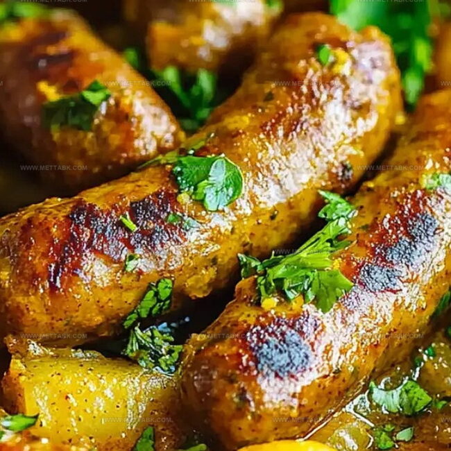 Healthier Curried Sausages With Bold Flavor